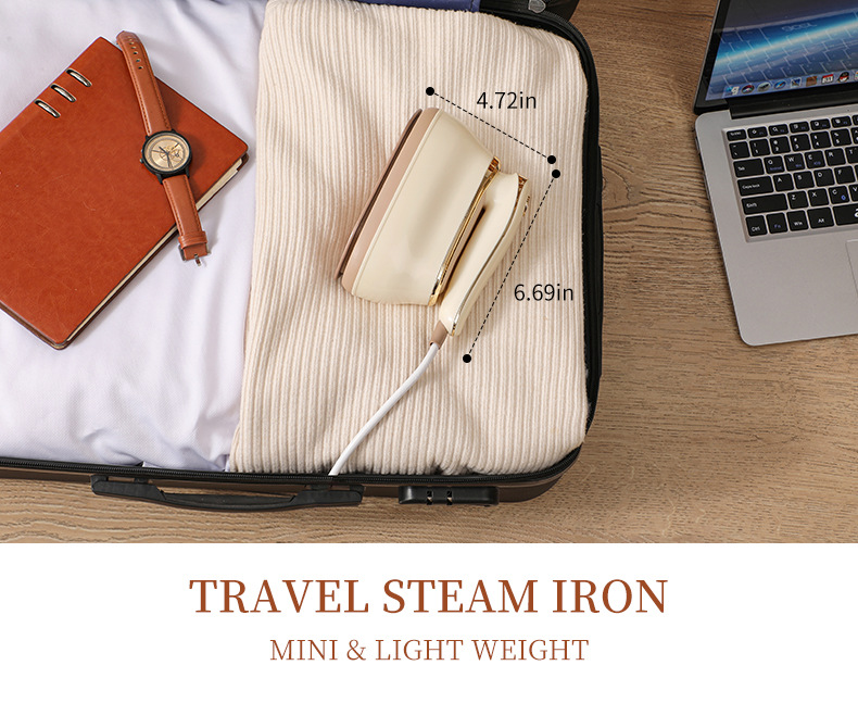 Mini Garment Steamer Portable Foldable Steam Iron For Clothes_voghion.com