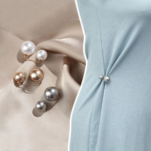 Waist Changing Artifact Brooch Clothes Skirt Waist Pin Pants Anti-Exposure Buckle Pearl Cardigan Pin Accessories