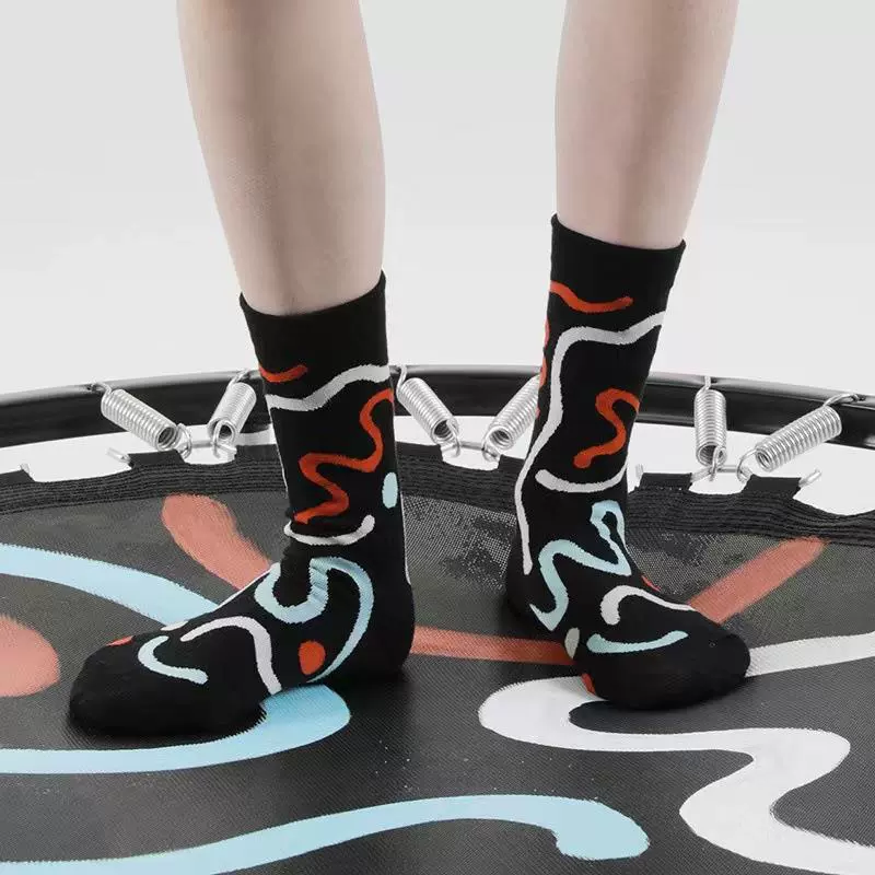 Tide, design knee socks for students, mid-length