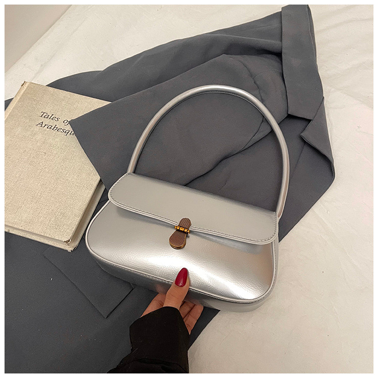 Baguette Underarm Bag Luxury Shoulder Bag Trendy Retro 2026 Spring New Arrival Versatile Crossbody Bag - Thumbnail 6