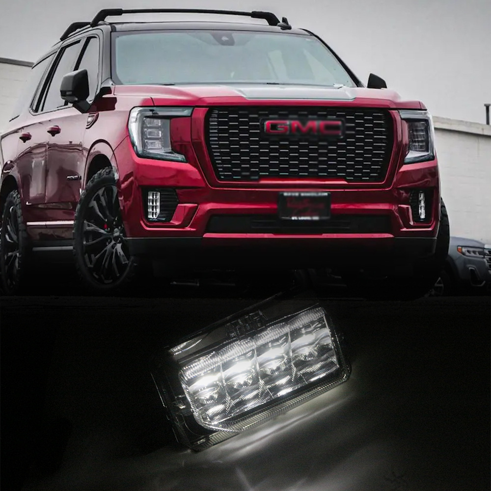 Aplicable a GMC 2021 - 2022 nuevo conjunto de lámpara de niebla LED delantera Yukon lámpara de barra de luz diurna
