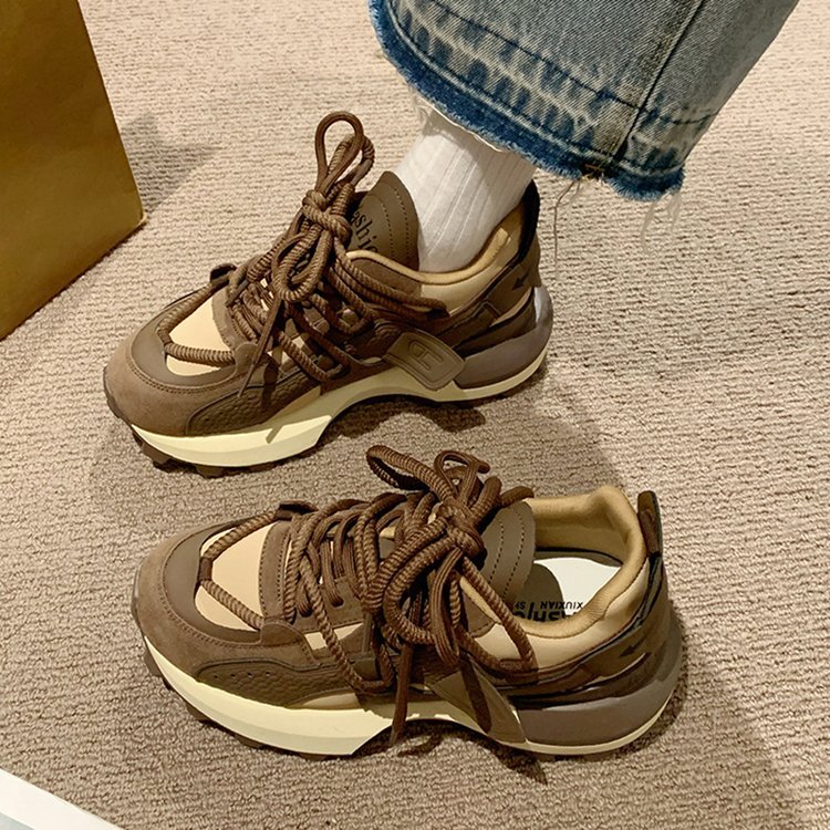Versatile Women's Dad Running Shoes With Thick Soles And Comfort_voghion.com