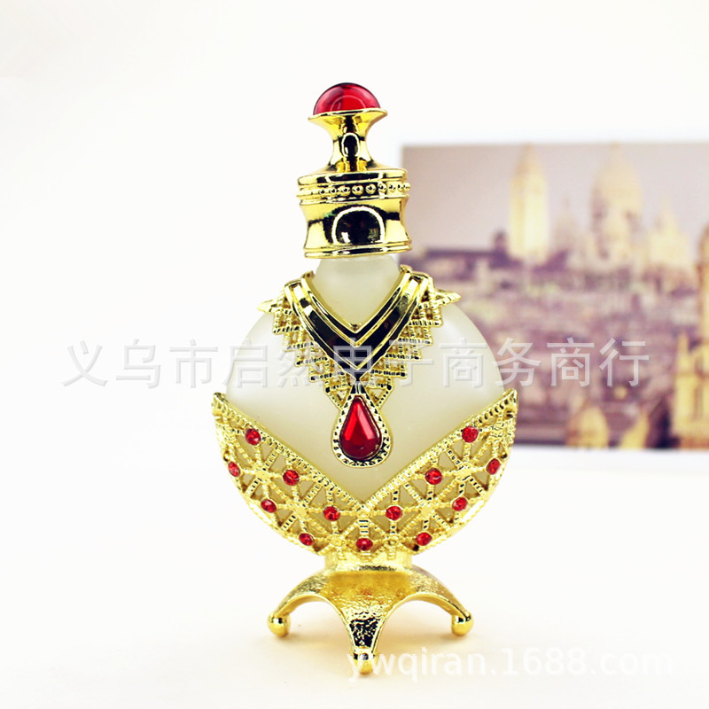 10ml 30ml 宝石点钻 金属空瓶 合金瓶 高档摆件道具