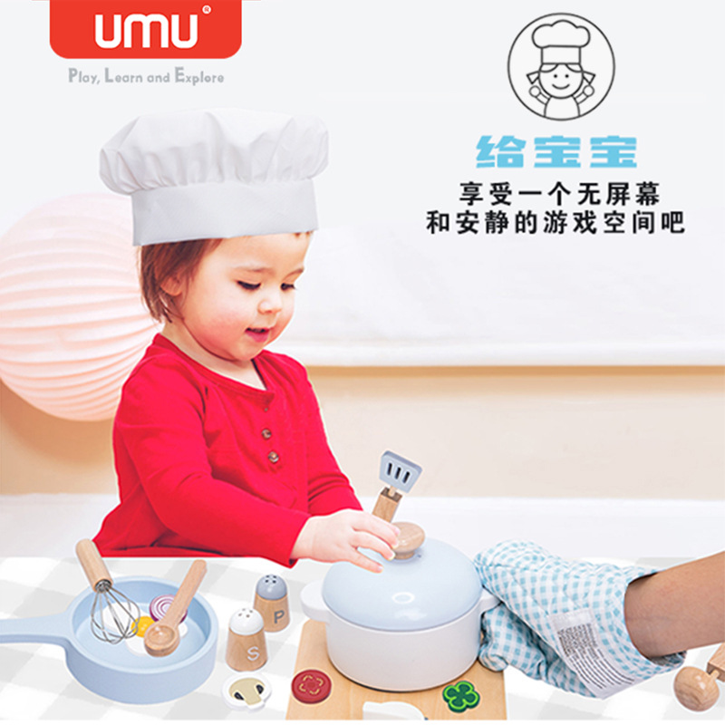 Simulación de madera transfronteriza ambulancia médico juguete ingeniero simulación profesional juego de la casa niños rompecabezas interacción