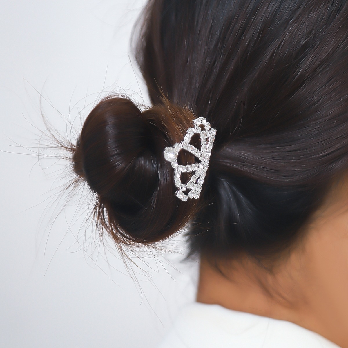 Los niños de la corona del pelo peine insertar peine princesa cumpleaños rendimiento Corona horquilla Chica antideslizante horquilla rhinestone accesorios para el cabello