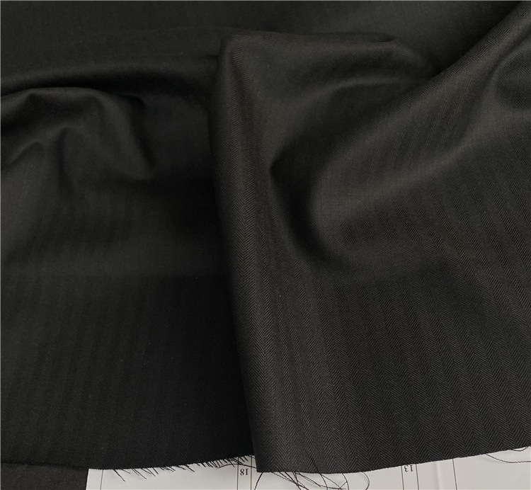 Nueva tendencia de algodón elástico tela de spandex mezcla de ropa transpirable tela de algodón herringbone chaqueta de camisa de spandex