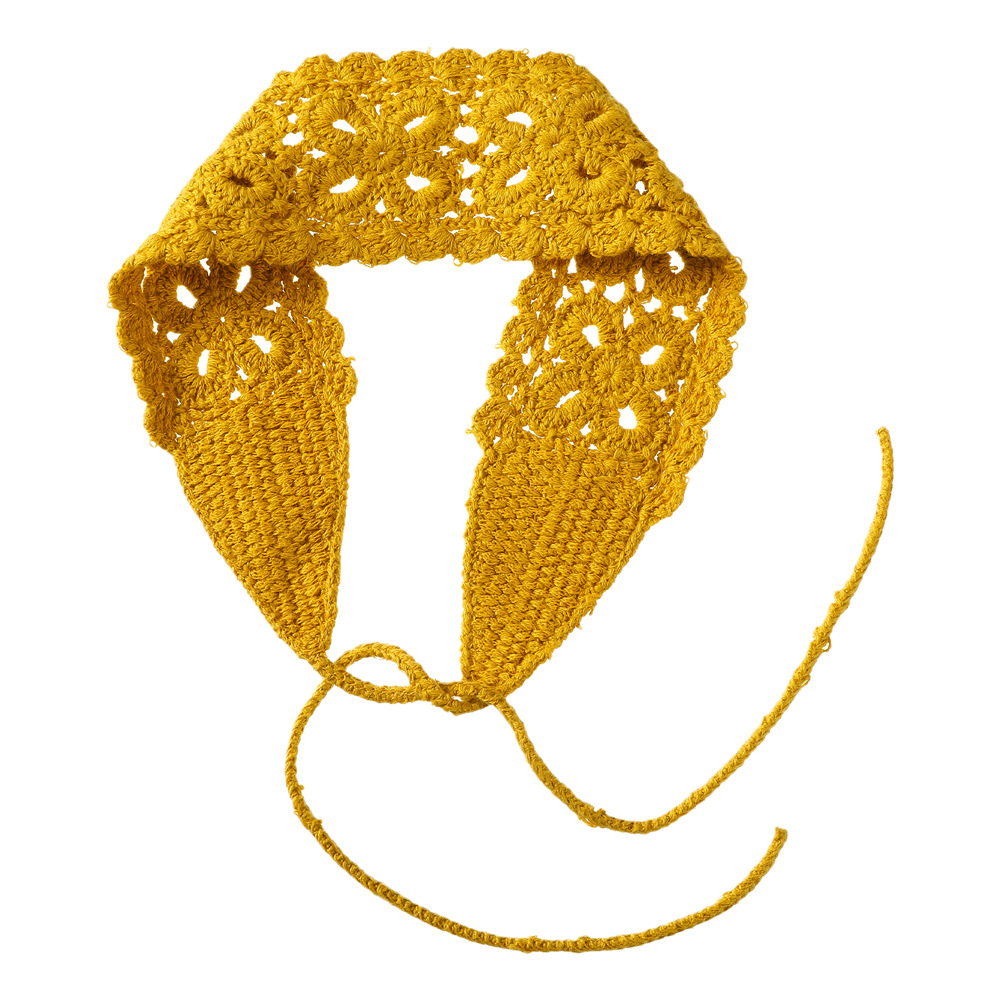 Casual Occasion Ethnic Style Flower Knit Hollow Out Hair Band 1 Piece
