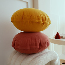 哇哦好大一颗m豆跨境创意北欧纯色抱枕坐垫两用装饰沙发靠背套