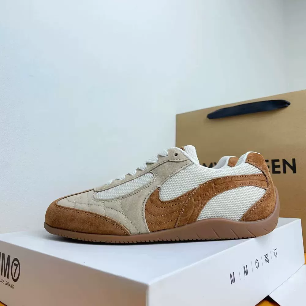 Взрывная кожаная повседневная спортивная обувь 2025 новая обувь для бега