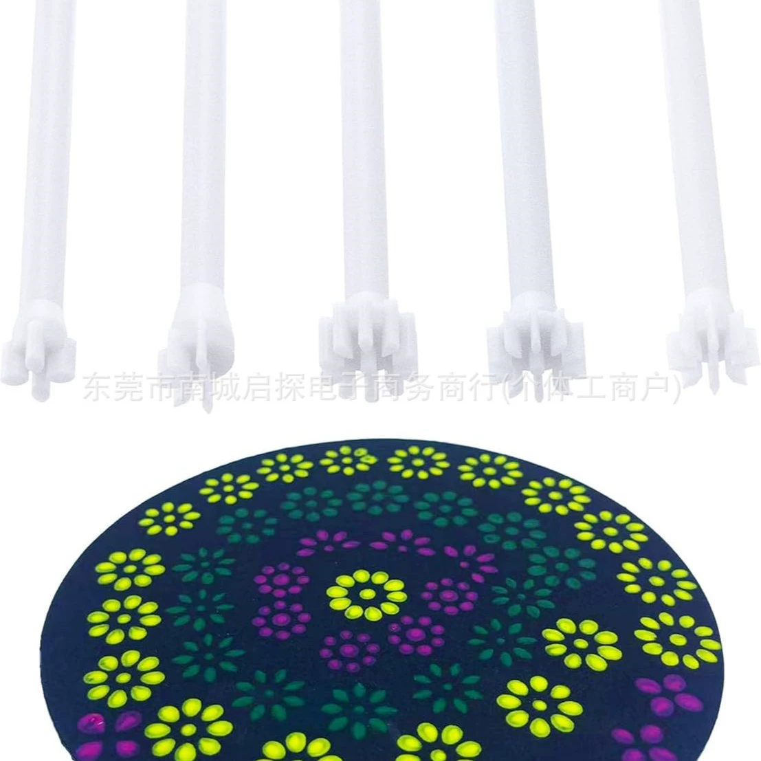 Кросс-гранич Flower Floral Dotting Tools для Dot Painting Embossed Dot Driller
