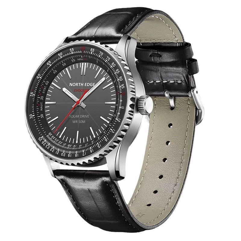  outdoor sports electronic watch pointer type solar energy