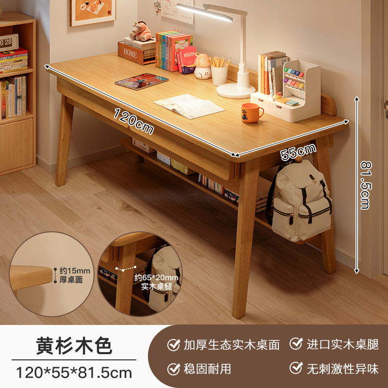 Mesa de estudio para estudiantes de escuela secundaria dormitorio escritorio con cajón moderno pequeño escritorio estrecho computadora