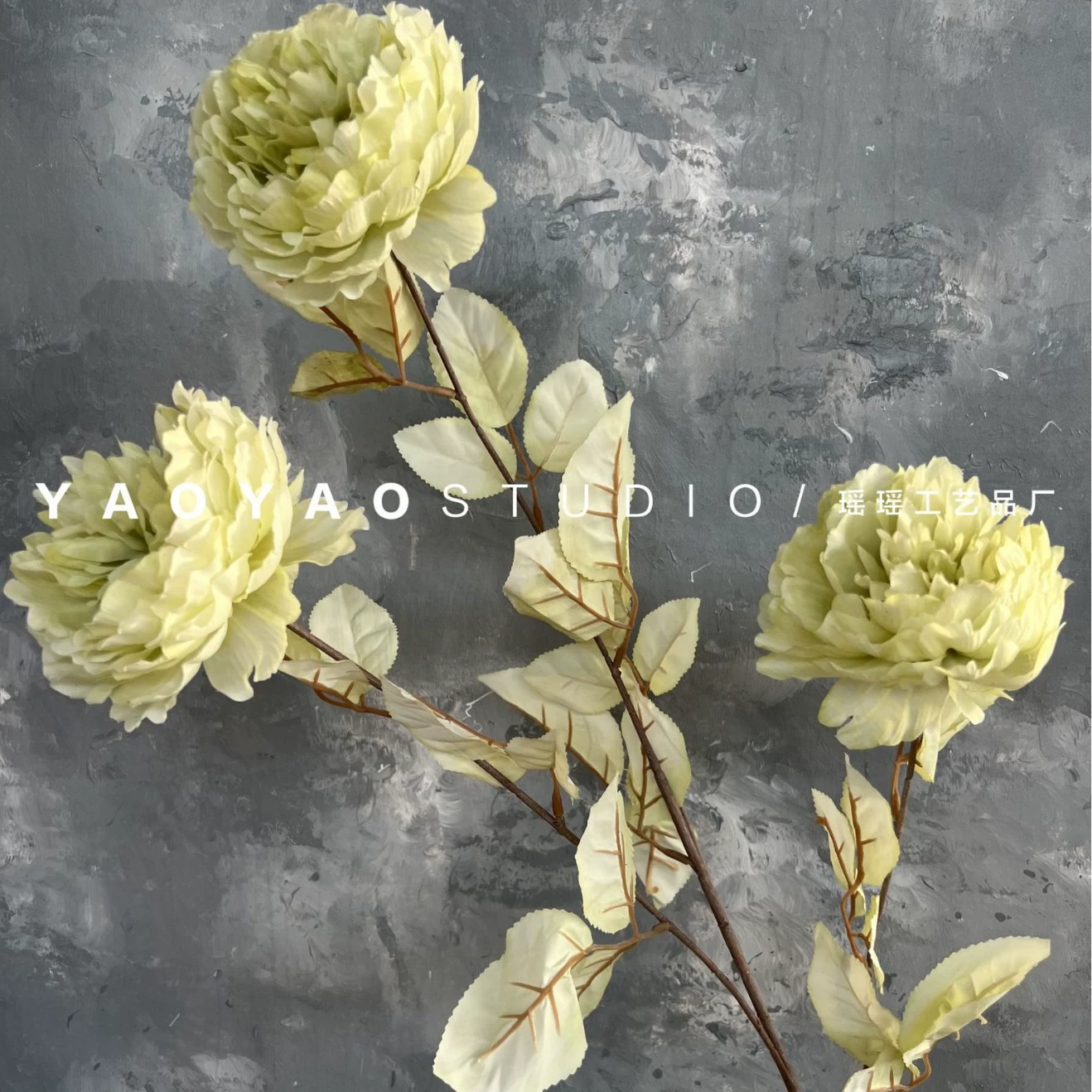 Monet Garden Wind Simulation Flower Coffee Shop Sedies Outdoor Wedding False Flower Store Window Landscape Landscape Landscape