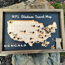 �羳��ƷNFL"StadiumTravelMap(Framed)|BucketListTrave��ͼAZ