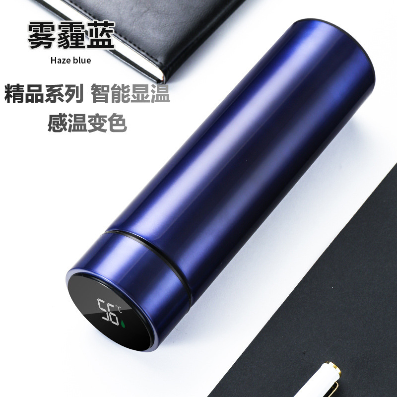 Taza de Vacío Inteligente con Gotero, Doble Pared, Portátil, Para Auto/Oficina