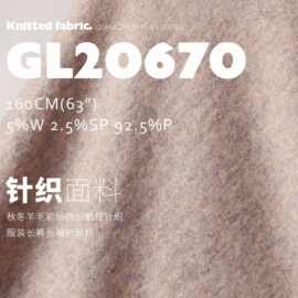 秋冬羊毛彩纱色织肌理针织布料服装长裤长袖衫面料GL20670