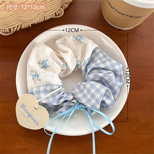 2# blue plaid stitching kitten [selection]