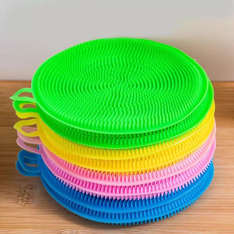 Silicone Dishwashing Cloth, Non-Stick Oil Kitchen Special Pot Washing Brush, Dishwashing Artifact, Cleaning Brush, Scouring Pad, Dishwashing Brush, Rag