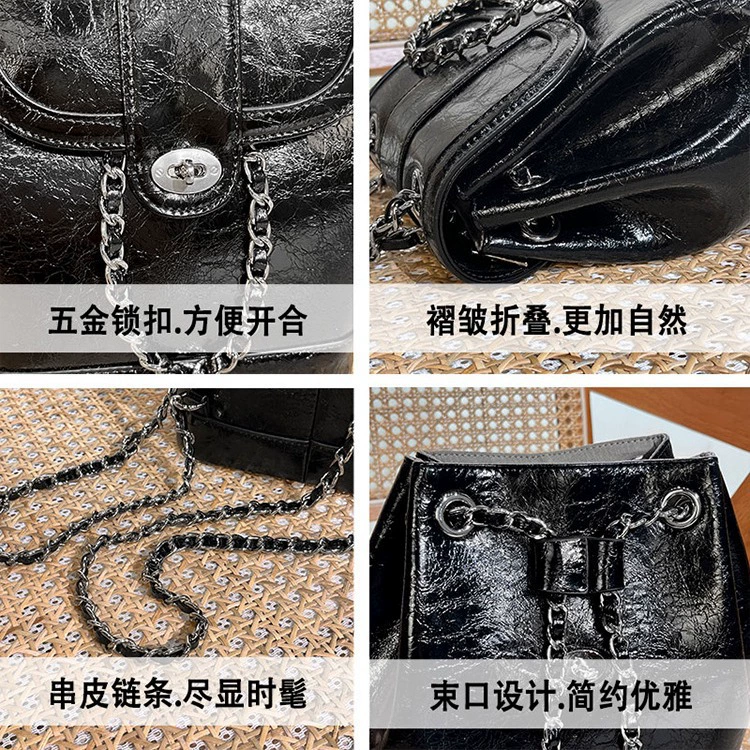 Миниатюрная сумка, рюкзак, плечевая сумка, кожаная дорожная сумка, стиль Chanel, Южная Корея