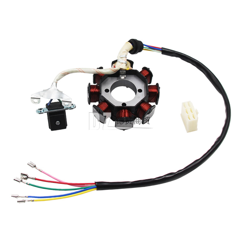 Zongshen Futian Five-star Three-wheeled Motorcycle CG125 150 200 Coil Level 8 Stator Magneto Power Wire Coil