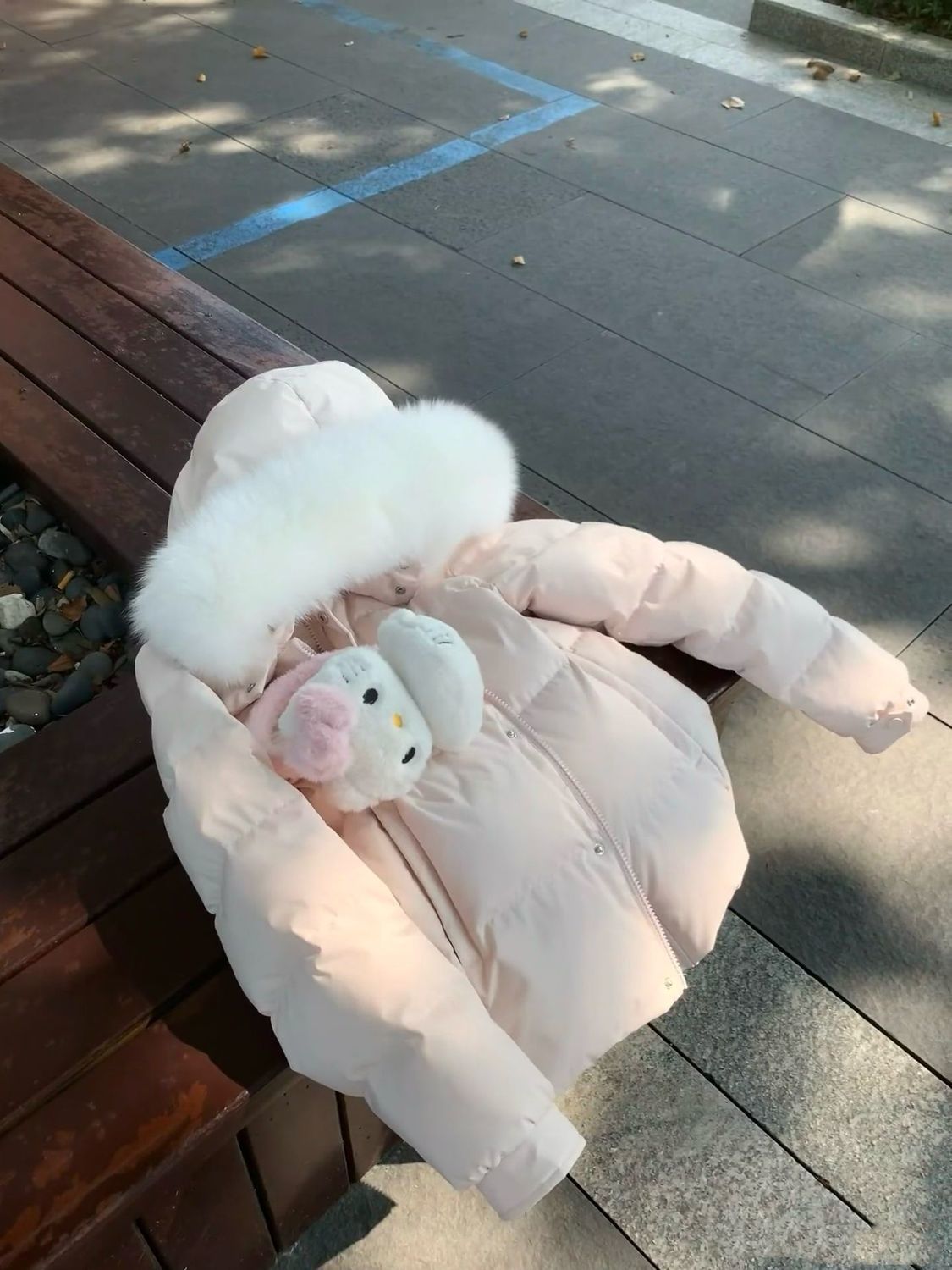 雪国大毛领羽绒服女冬季新款小众设计感鸭绒加厚显瘦外套