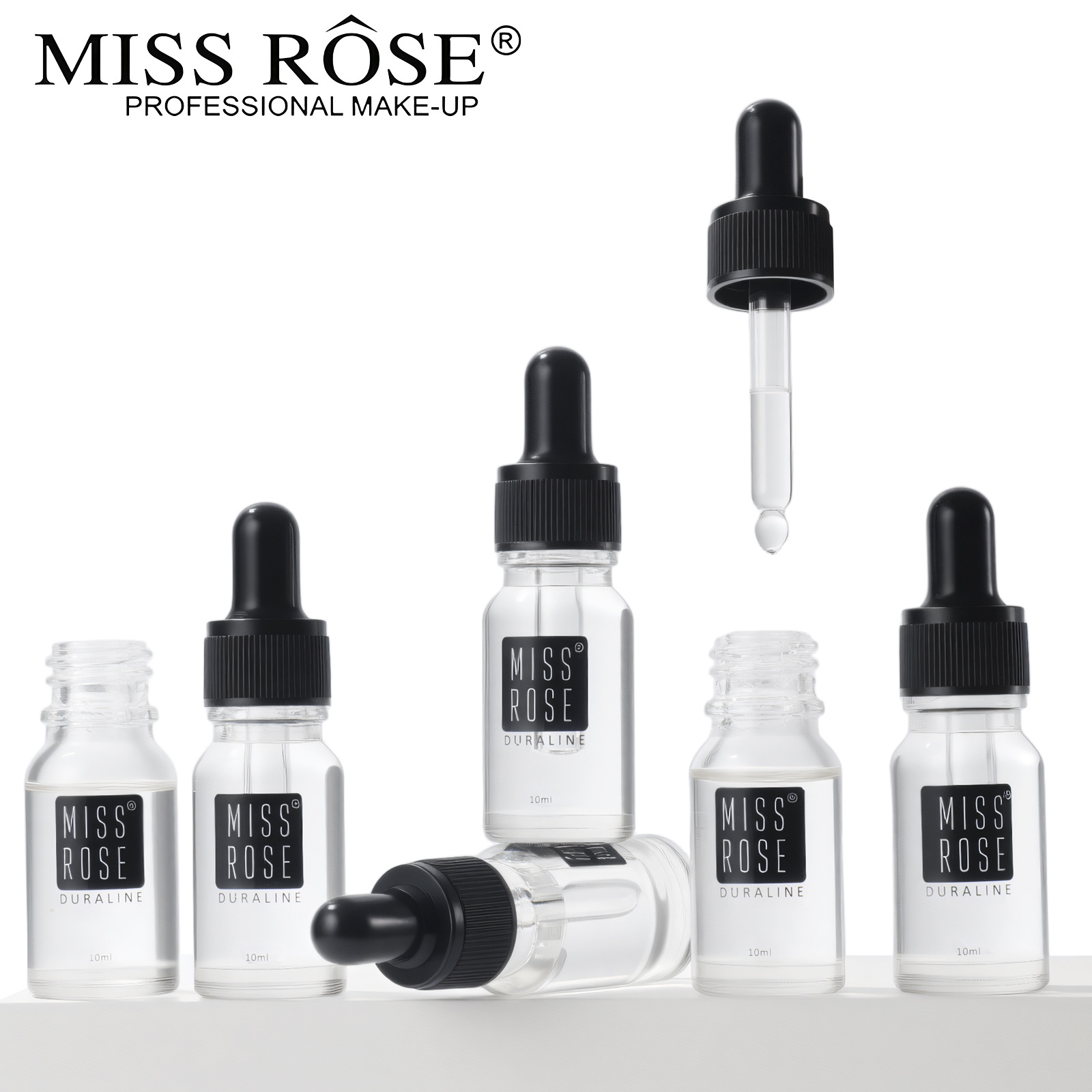 MISS ROSE10ml定妆水稀释液调和液 眼线粉饼腮红彩妆眼影化妆水