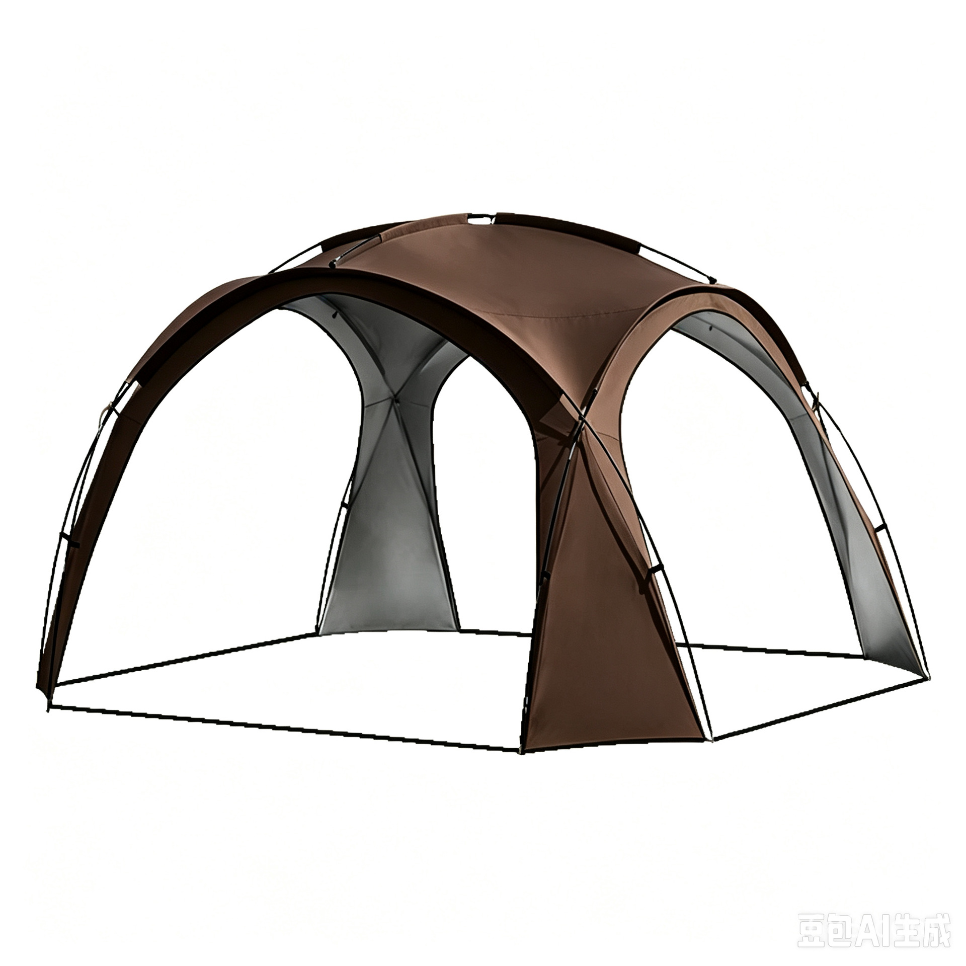 Outdoor Party Tent Round Yurt Dome Acanopy Camping Sun Protection Sun Shade Tent Travel Portable Gazebo