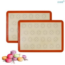 Macaron Silicone Baking Mat Cookie Pad Rolling Dough Mats跨