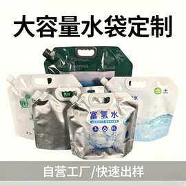 食品级富氢水袋 大容量大口径手提铝箔吸嘴袋 无异味啤酒袋 定 制