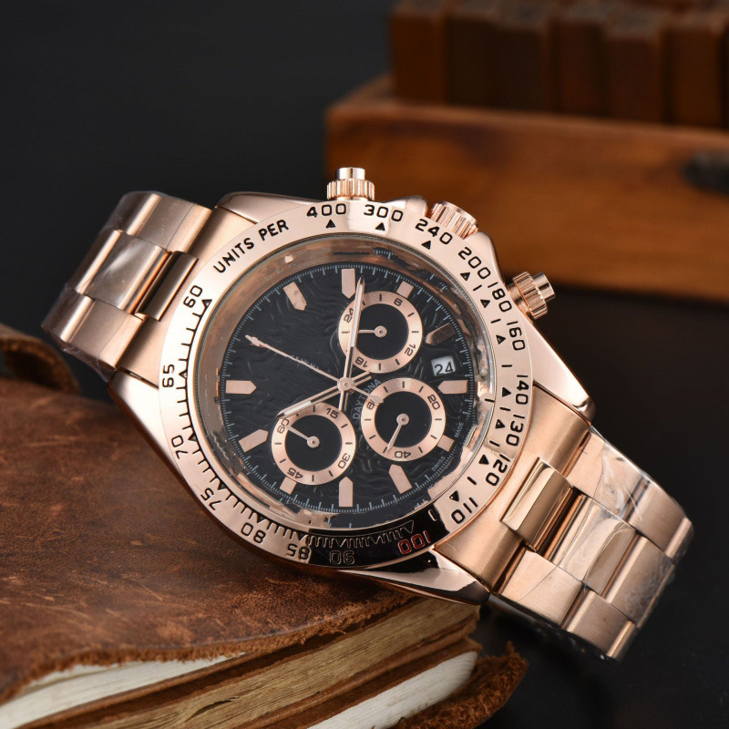 Cross-Border Popular Model Specially Designed for Business, Full-Featured New Model, Popular Men's Business Running Second Sports Quartz Watch