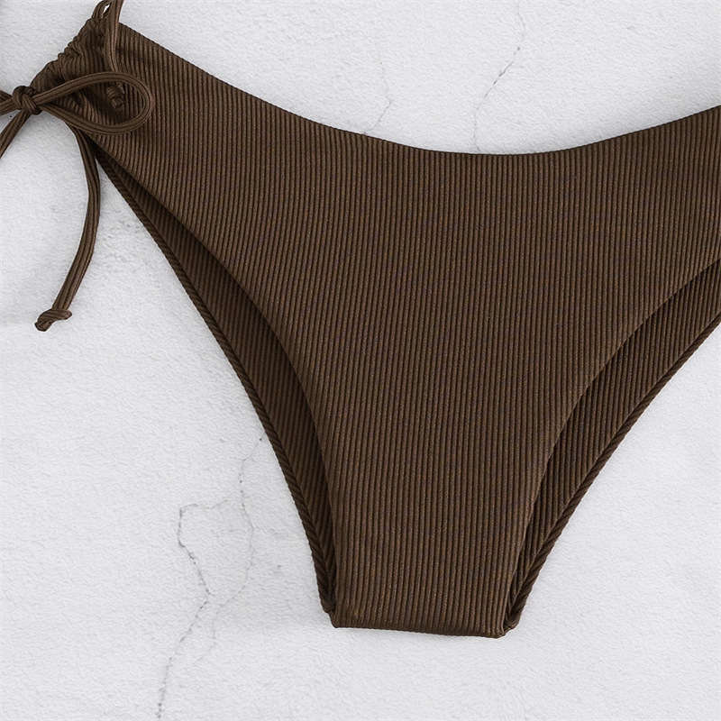 210g Weight Sexy Feel Of Sensation Low Waist Panties Waist Briefs Panties Style Bra&Panty Set Bra Category Nylon Fabric Type 2 Pieces Set Quantity Swimming Pool Occasion Solid Color Pattern Shelf Bra Bra Cup Women's Gender Women's Solid Color 2 Pieces Set Bikinis Swimwear 2