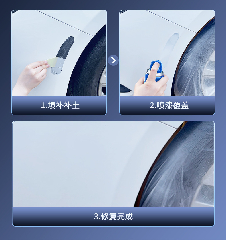 Self-Painting Deep Scratch Repair Removal White Black Silver Car Universal Pen Deep Scratch Repair Spray Paint Pen