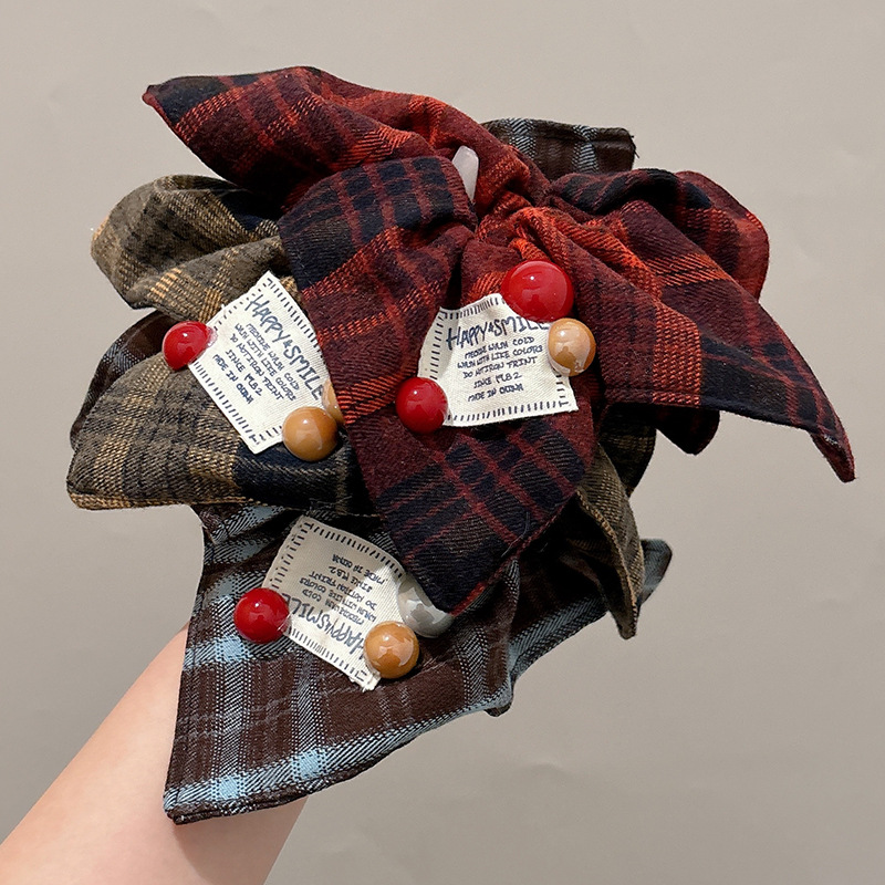 Otoño y invierno, anillo de cabello de intestino grande, toallas cuadradas de alta calidad, cuerda de cabello grande, cuerda de cabello de alta elasticidad, tocado de banda de goma