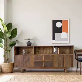 餐边柜;博古架;餐桌