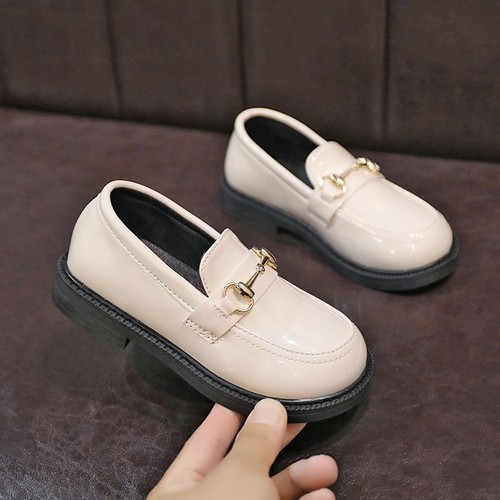 Children's Leather Shoes Spring and Autumn Fashion Academic British Style Girls' Flat Shoes