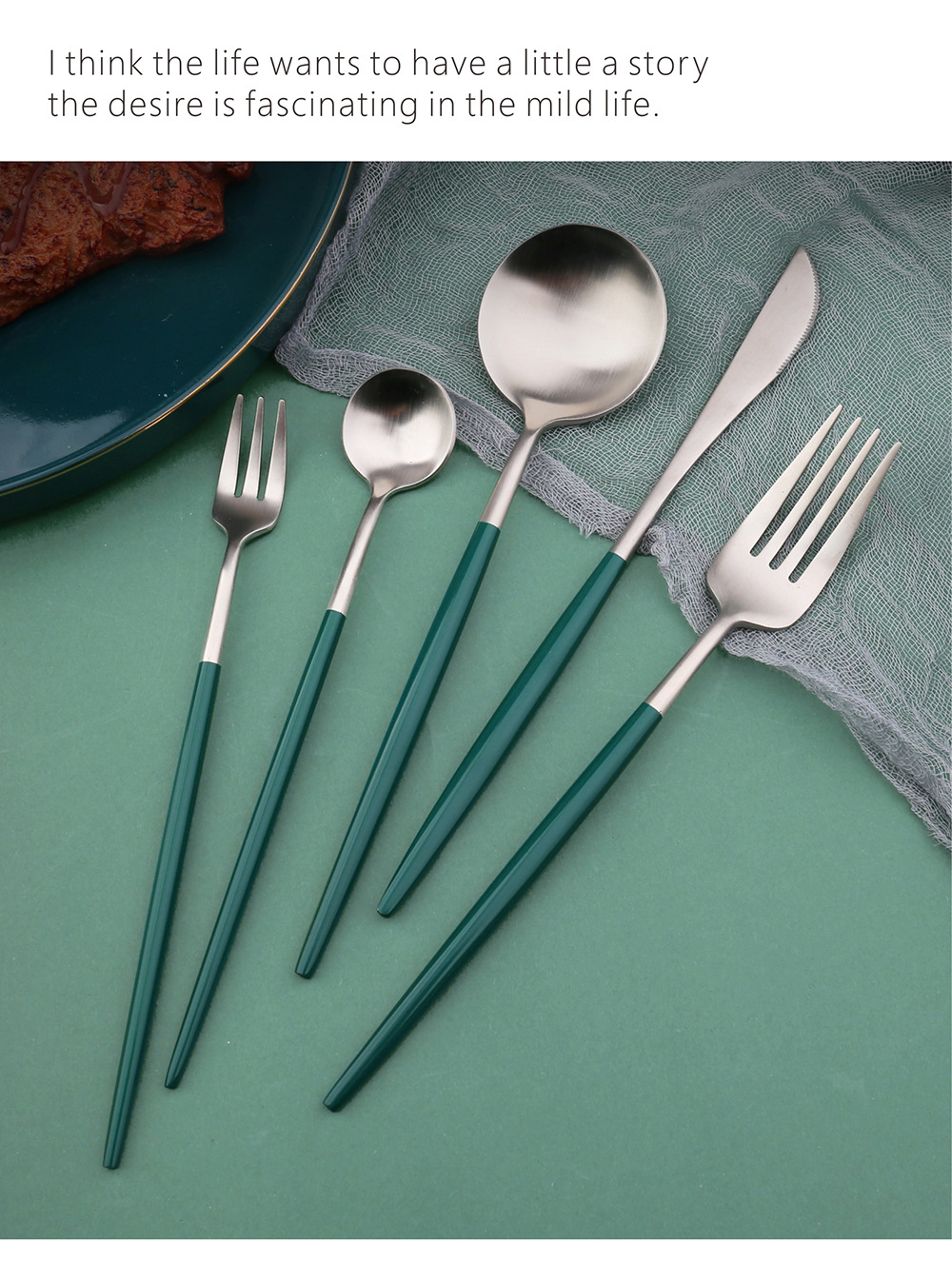 Casual Solid Color Stainless Steel Tableware 1 Piece display picture 1