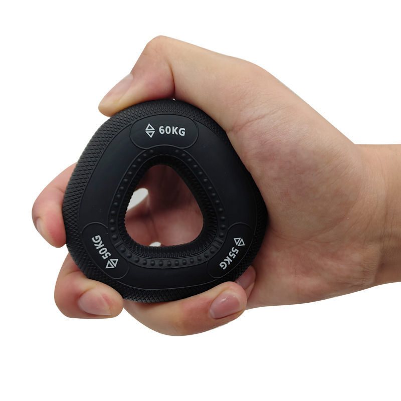Fitness silicone grip ring three-strength wrist strength wrist ring…