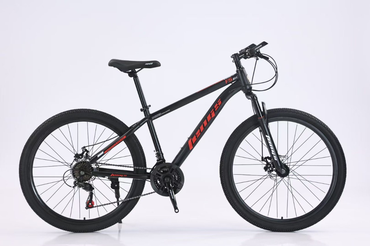 New Phoenix Wind Sound 24/26 High-Quality Aluminum Handlebar with Blade-Shaped Aluminum Handlebars, Three Sets of Bearings, Mountain Bike