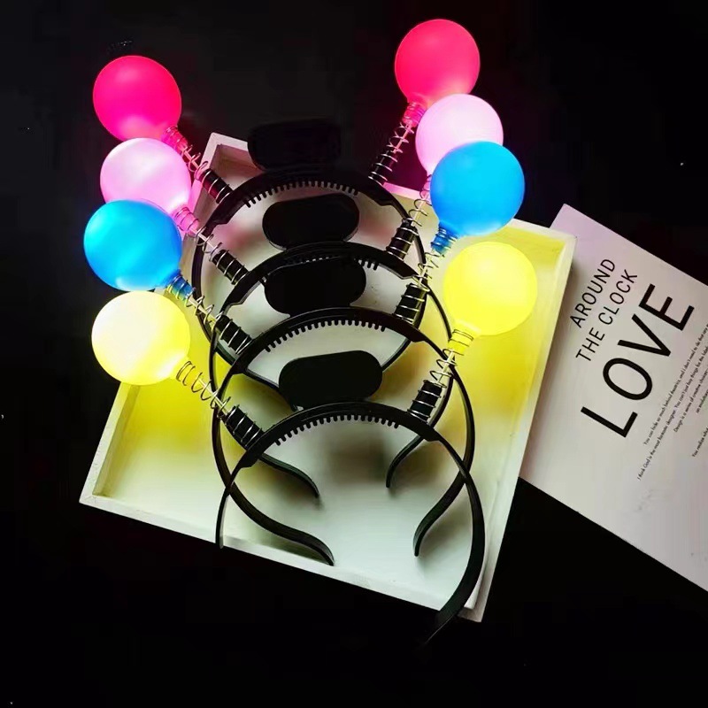 Día de los niños espectáculo accesorios decoración brillante tocado amarillo pentagramas resorte de cabeza de estrella estrella de cabello de cabello flash clip