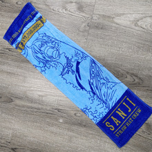 特价外贸纯棉卡通儿童海贼割绒线圈运动巾男女通用柔软洗脸巾微瑕