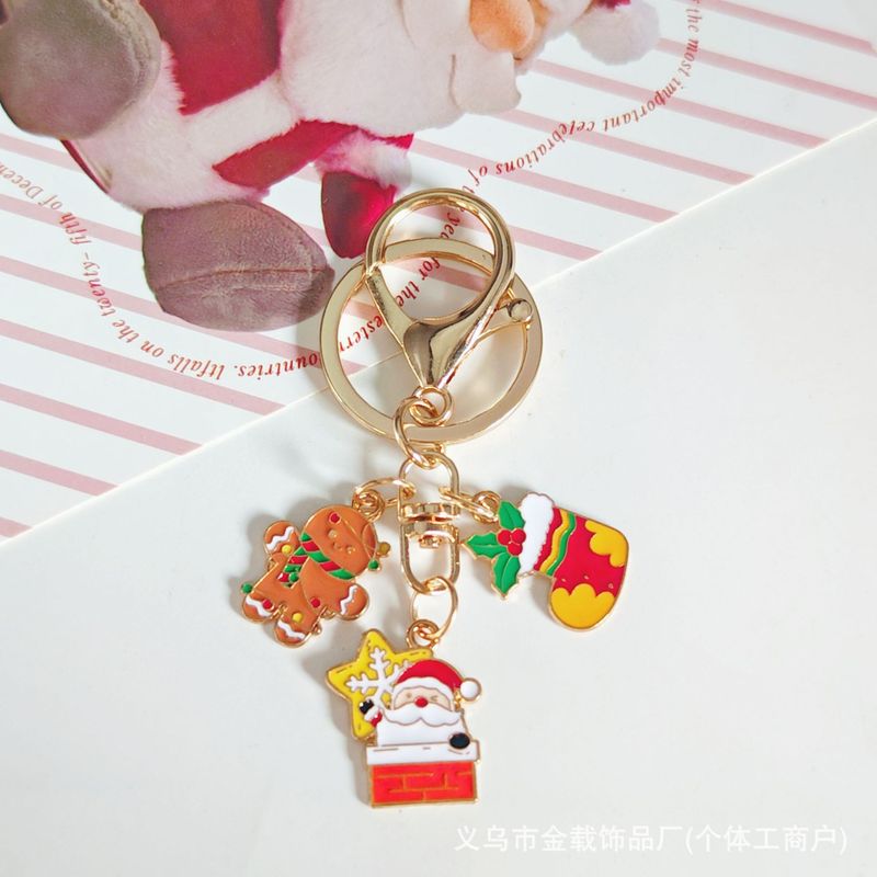圣诞节钥匙扣礼物盒合集可爱卡通雪人钥匙链创意挂饰饰品包包挂件|undefined