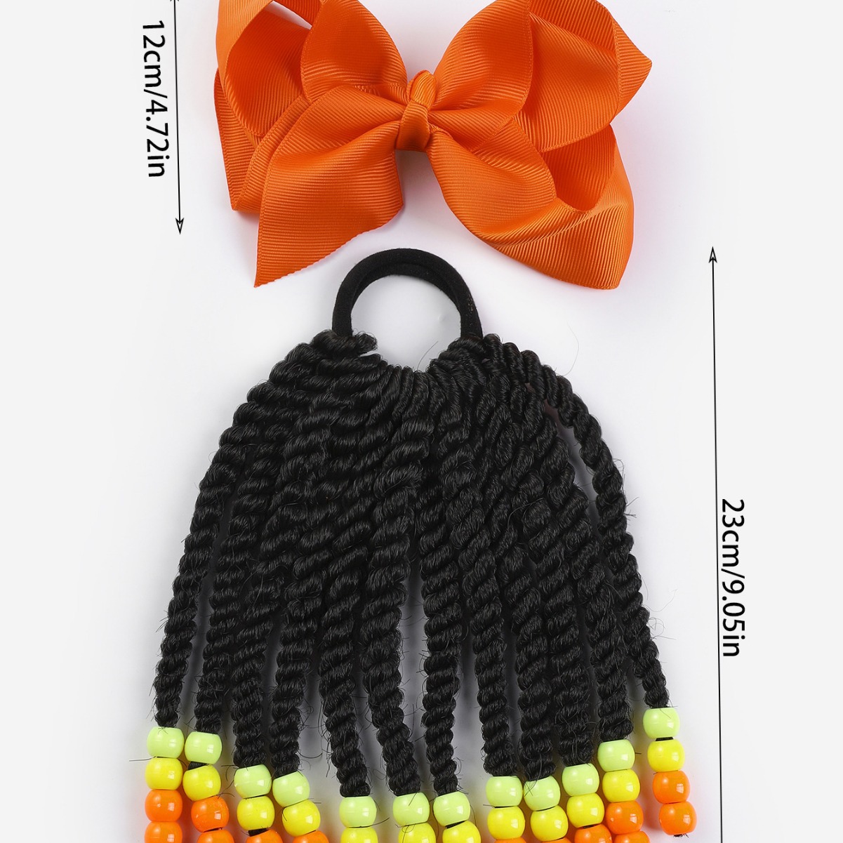 Nueva Amazon venta caliente para niños africanos pelucas de cola de caballo accesorios de pelucas negras para niños ponytail