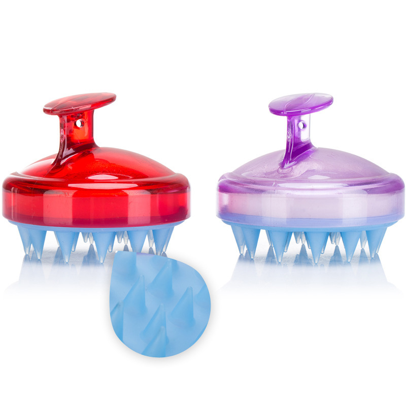 Silicone massager for scalp