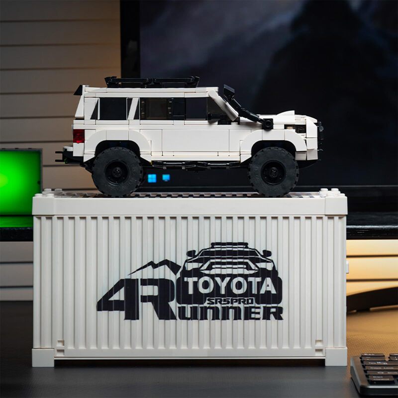 Cross-Border Compatible Lego Pb Platinum Travel Toyota Authorized Speedmaster Container Storage Box Car Assembled Building Block Car Cross-Border Compatible Lego Pb Platinum Travel Toyota Authorized Speedmaster Container Storage Box Car Assembled Building Block Car