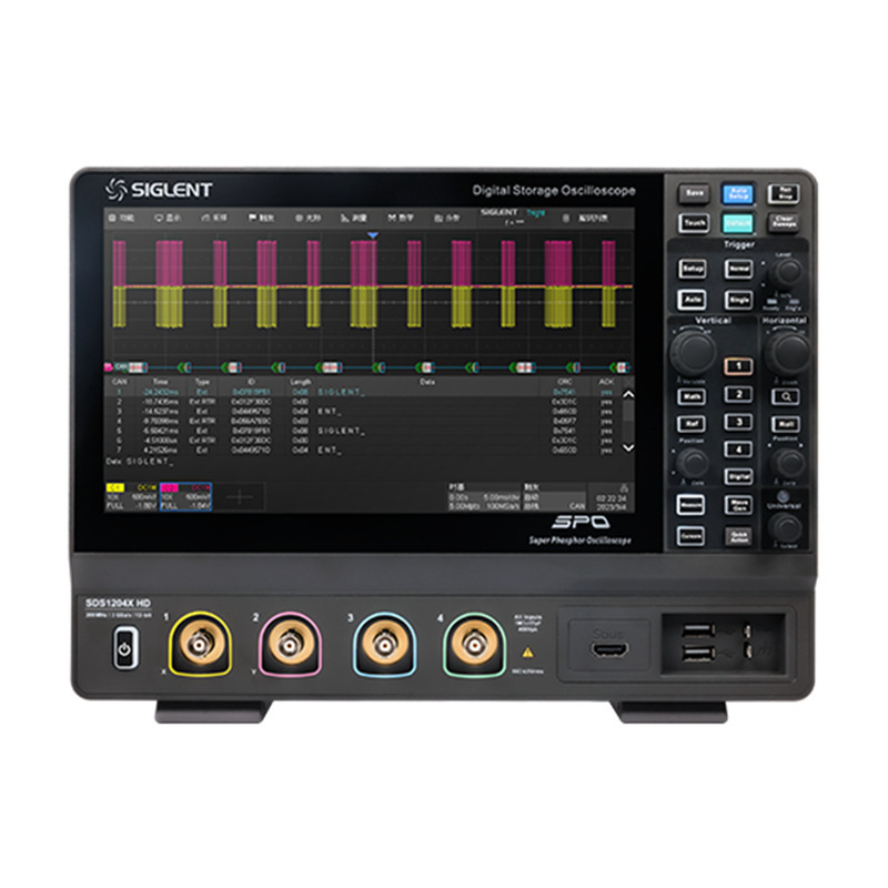 鼎阳SIGLENT SDS1074X HD四通道70M数字示波器2G采样率触摸屏