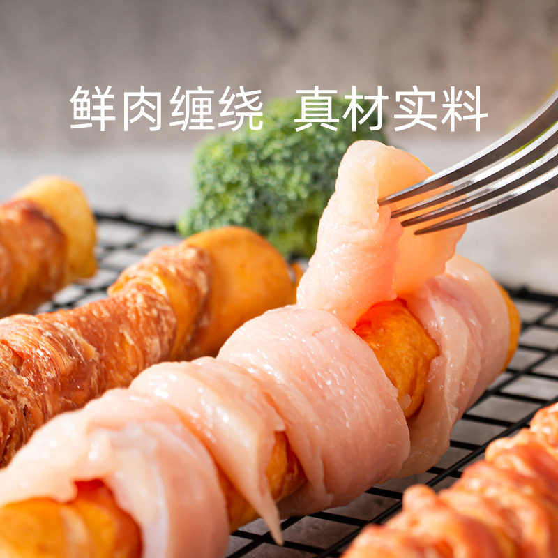 Perro palillos de molienda bocadillos mascotas Teddy perros pequeños y medianos pollo pato seco resistente a la mordida limpieza de dientes hueso entrenamiento recompensas