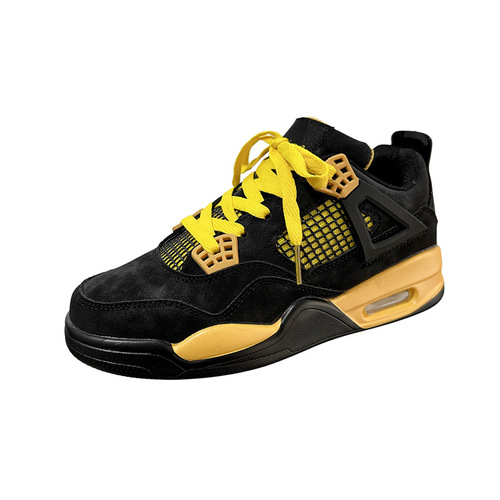National trend shoes men's ins trend Hong Kong style new splicing couple air cushion running shoes trendy versatile sports casual shoes