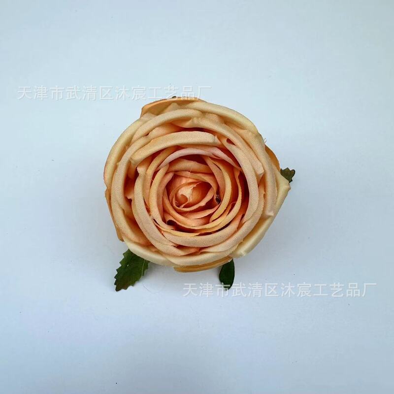 模造皇妃バラの花の頭は花の壁の偽の花のヘアピンのヘアピンの髪飾りdiyの髪飾りのアヒルの口のサイドクリップを模倣します。|undefined