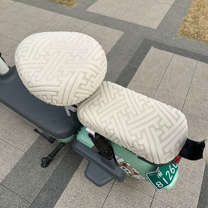 新型ジャカード電気自動車の座布団カバー四季通用の日焼け止め通気性が柔らかい高弾電気自動車の座布団|undefined