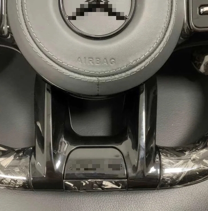 Suitable for Mercedes-Benz carbon fiber 809 steering wheel modification with AMG forged pattern, can be upgraded for all Mercedes-Benz models, installation included